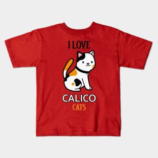 CALICO CAT Kids T-Shirt